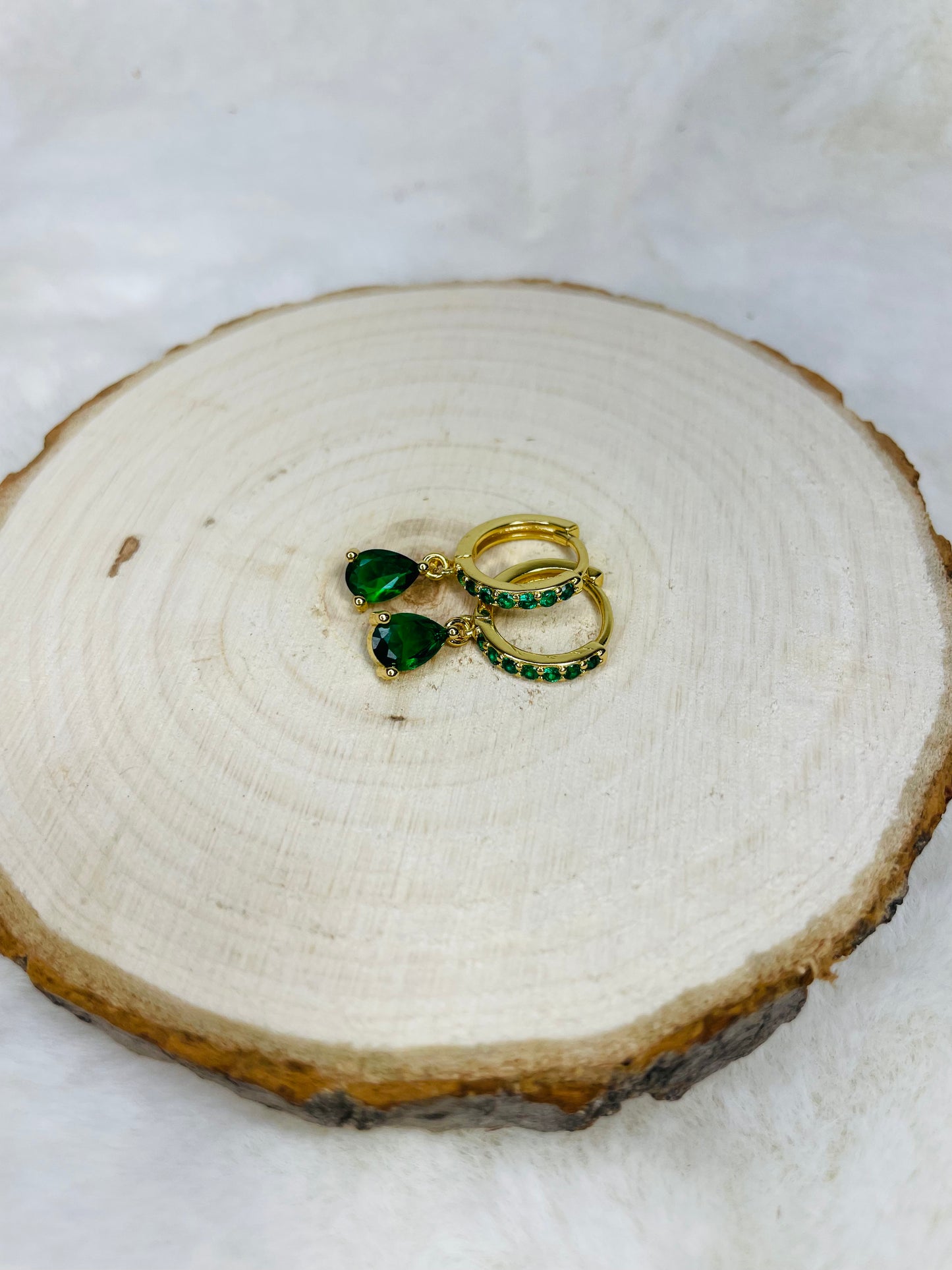 Esmeralda Hoop Earrings