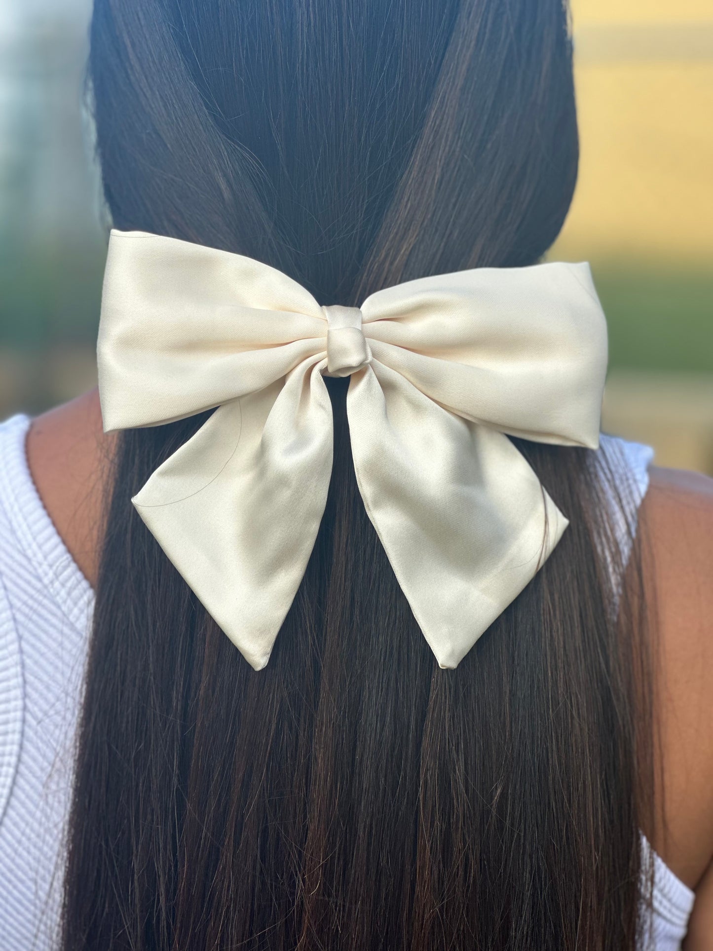 Vintage Coquette Satin Bow