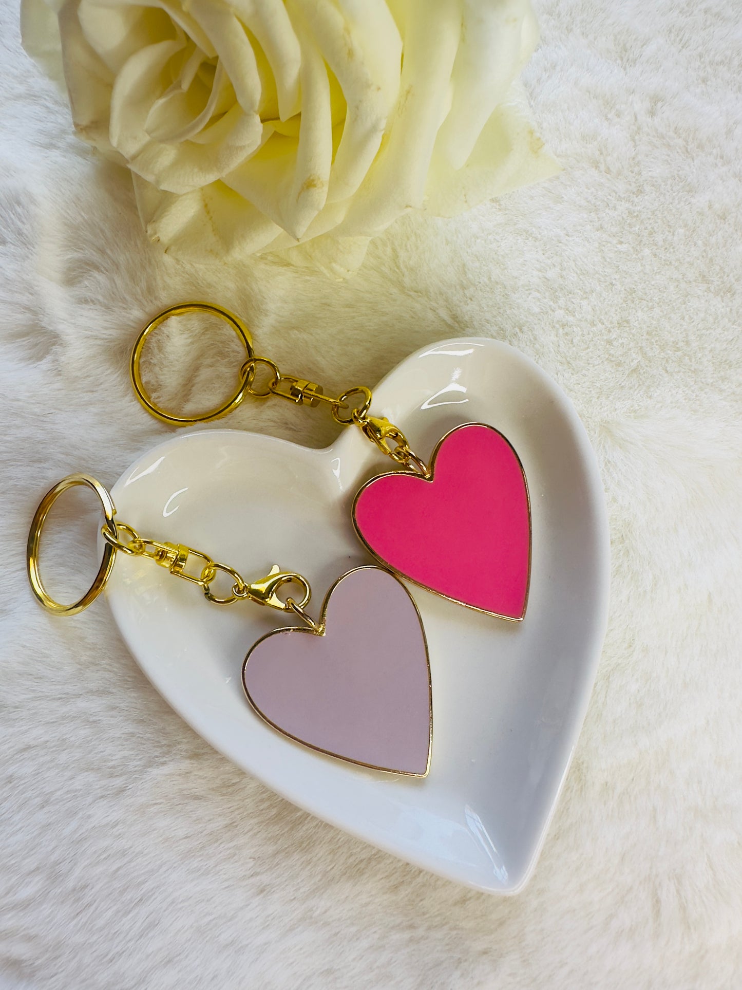 Heart Keychains