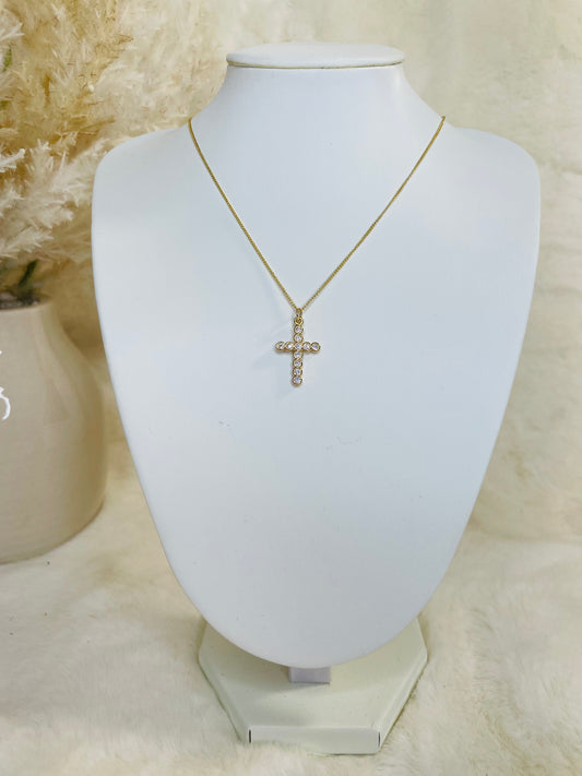 Cross Crystal Necklace