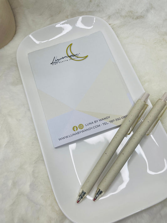 Signature Bundle Luna by Wandy Notepad and Pen